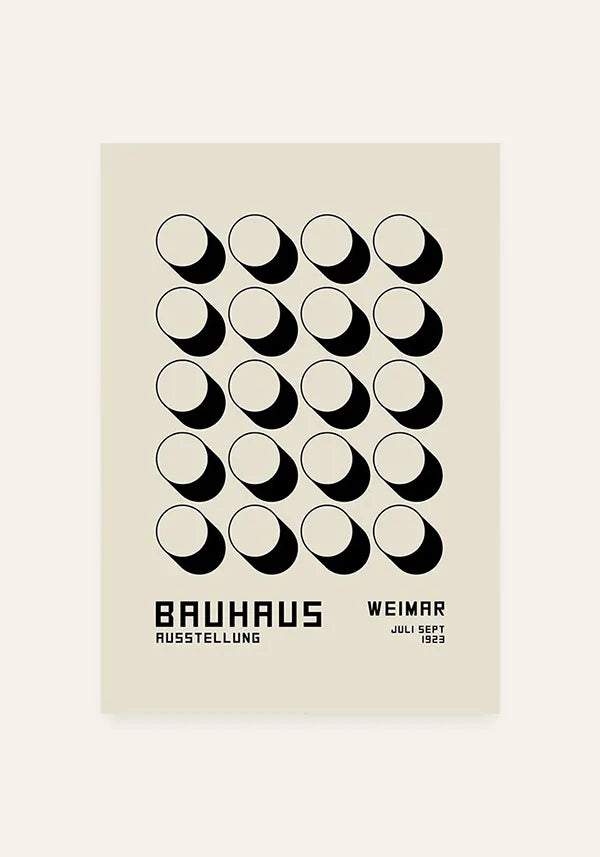 Quadro Bauhaus Coleção Formas e Sombras II