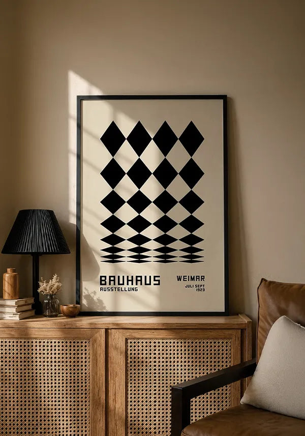 Quadro Bauhaus Formas Abstratas I