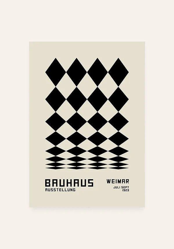 Quadro Bauhaus Formas Abstratas I