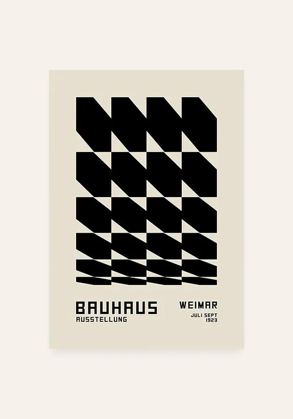 Quadro Bauhaus Formas Abstratas II