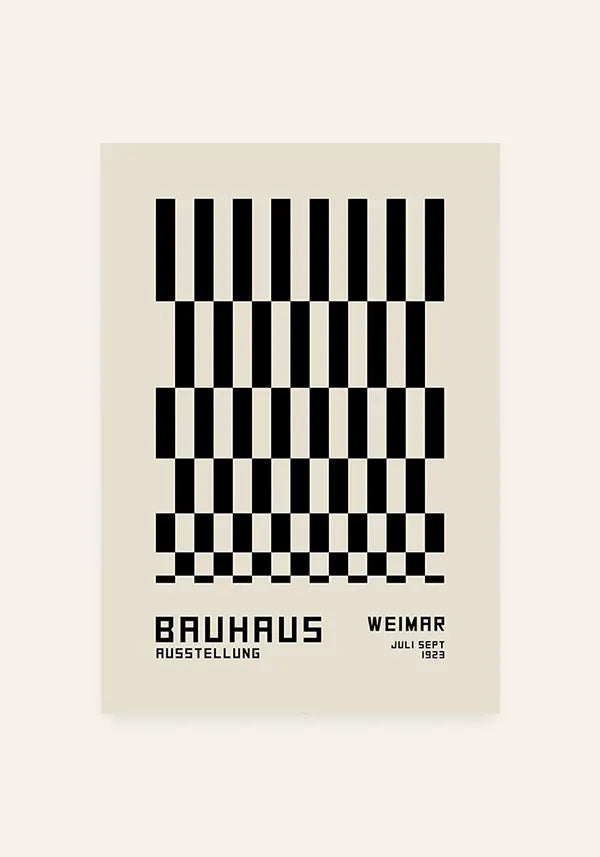 Quadro Bauhaus Formas Abstratas III