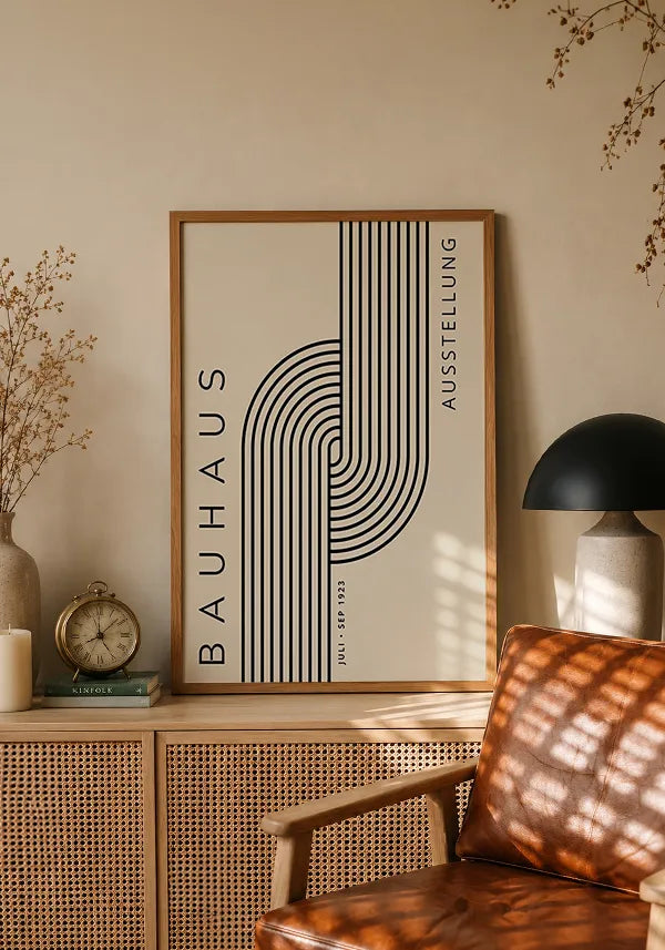 Quadro Bauhaus Minimalista Moderno