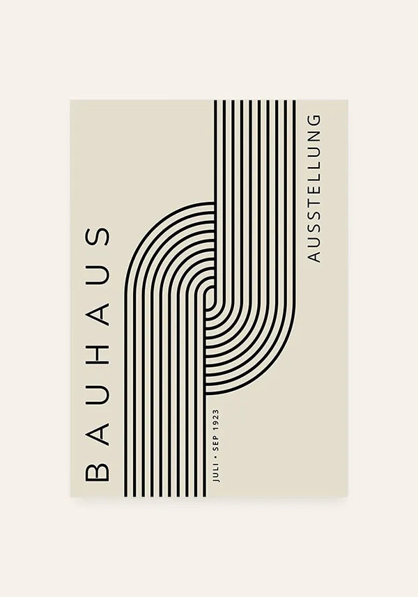 Quadro Bauhaus Minimalista Moderno