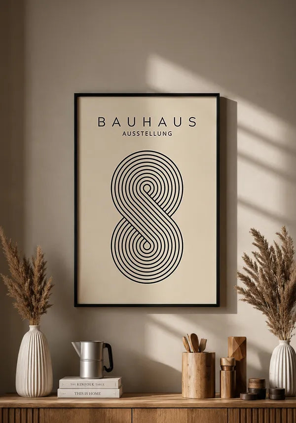Quadro Bauhaus Linhas Infinito