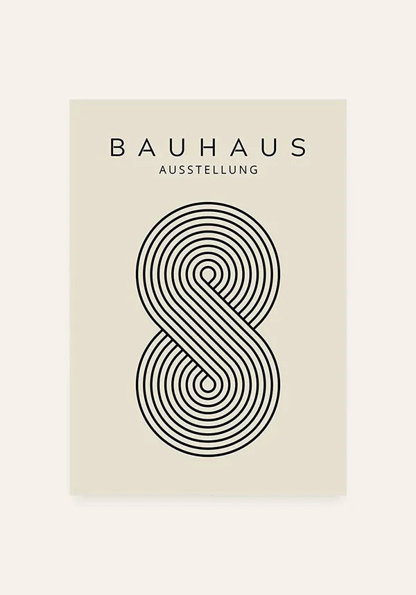 Quadro Bauhaus Linhas Infinito