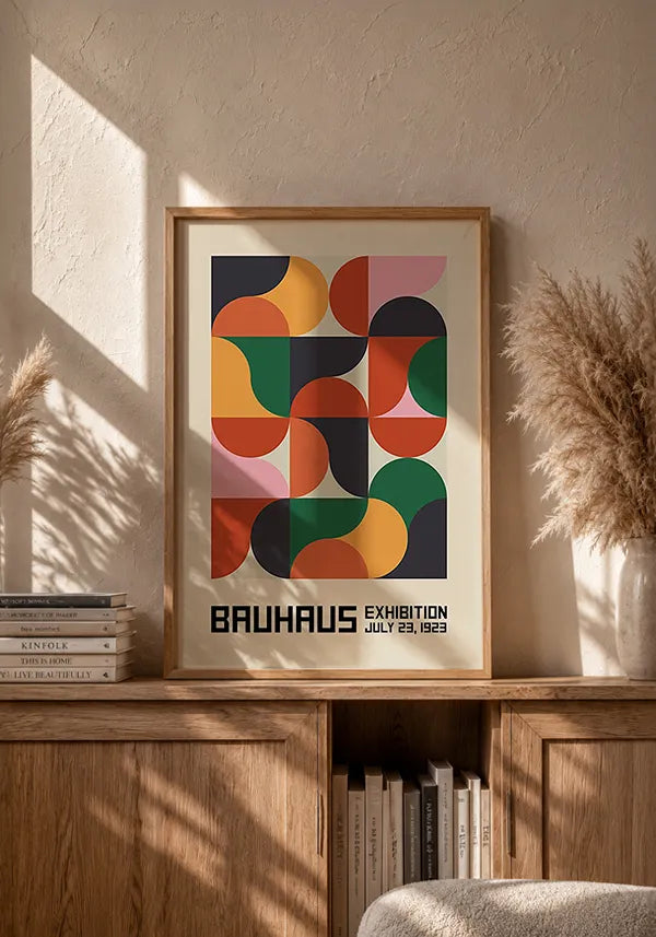 Quadro Bauhaus Formas Coloridas I