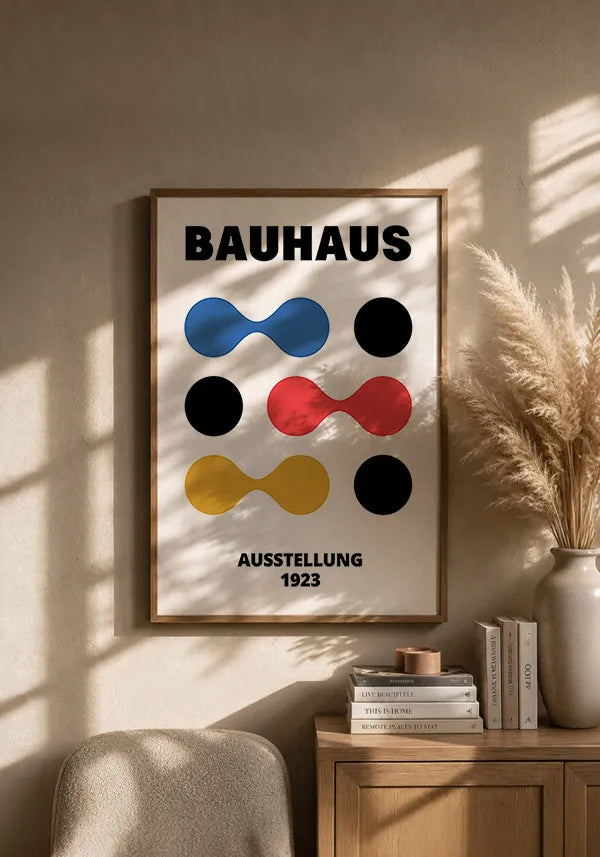 Quadro Bauhaus Conexões Colorido