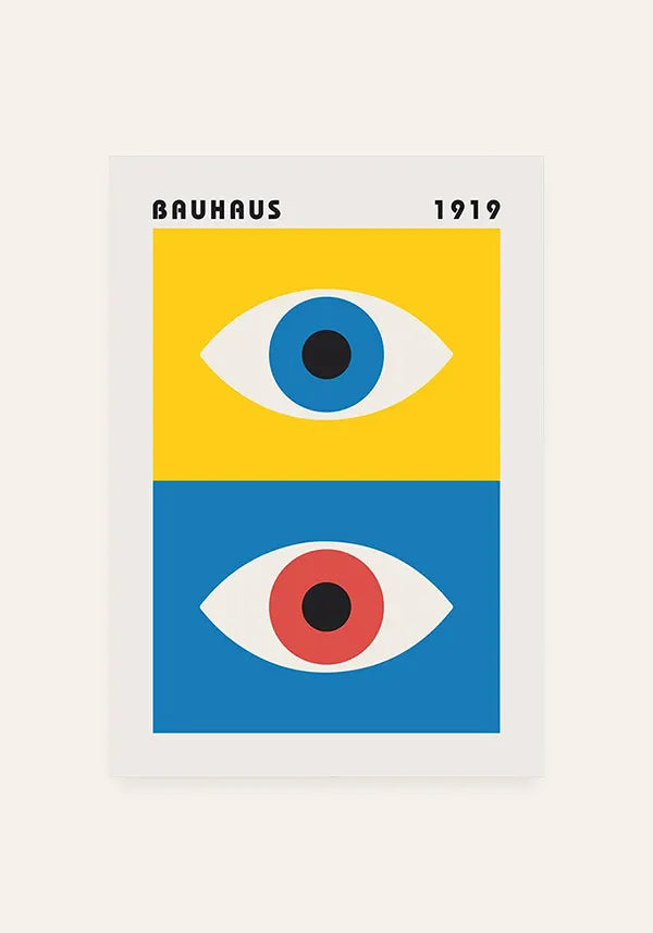 Quadro Bauhaus Eyes 1919