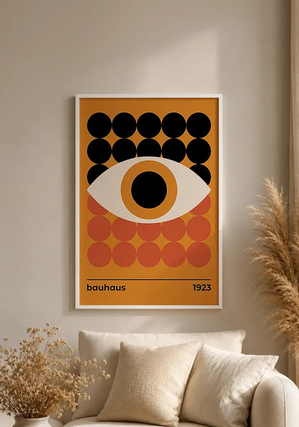 Quadro Bauhaus Orange Eye