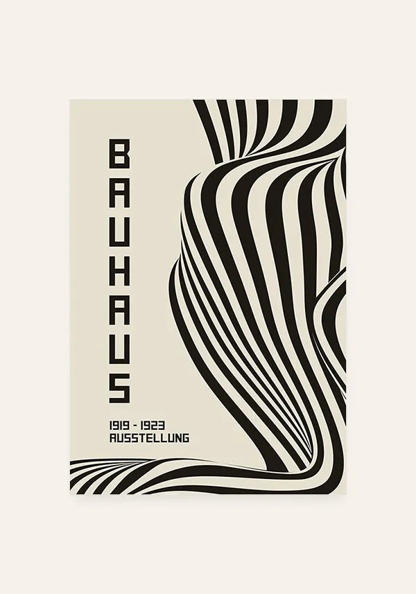 Quadro Bauhaus Ausstellung Linhas Abstratas