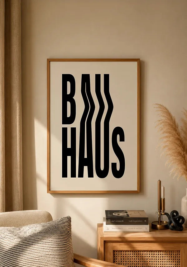 Quadro Bauhaus Tipografia