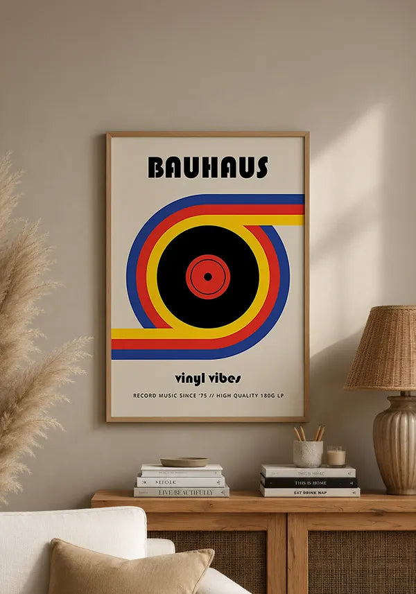 Quadro Bauhaus Vinyl Vibes