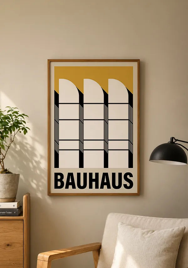 Quadro Bauhaus Vintage Museu