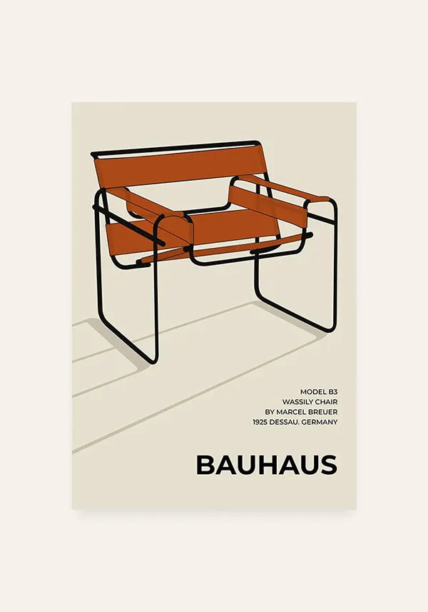 Quadro Bauhaus Cadeira Wassily