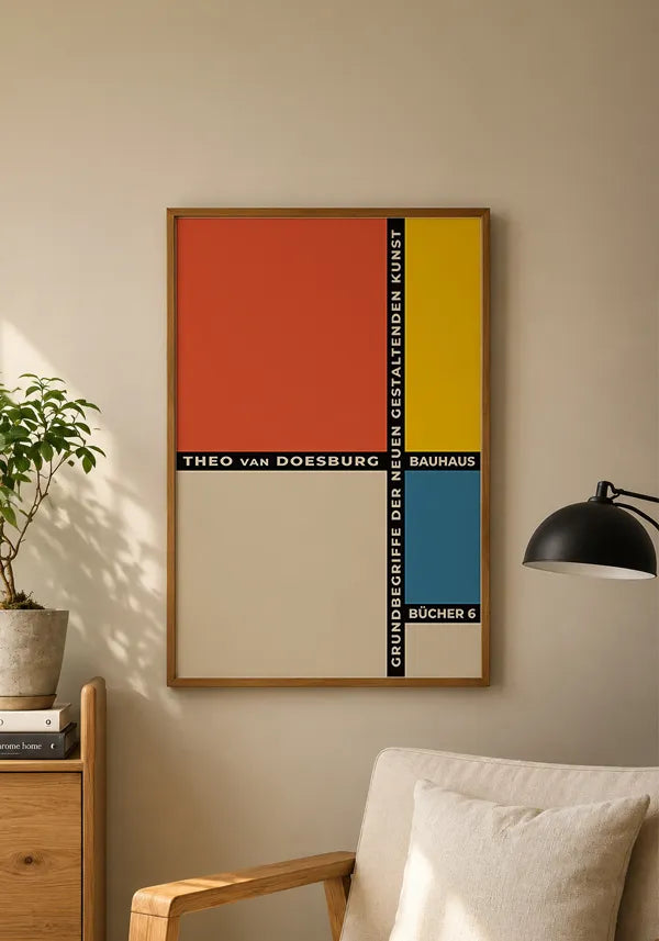 Quadro Bauhaus Principles of Neo-Plastic Art Book Cover