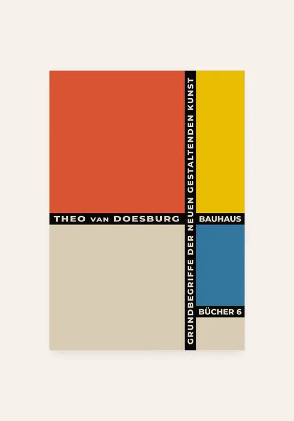 Quadro Bauhaus Principles of Neo-Plastic Art Book Cover
