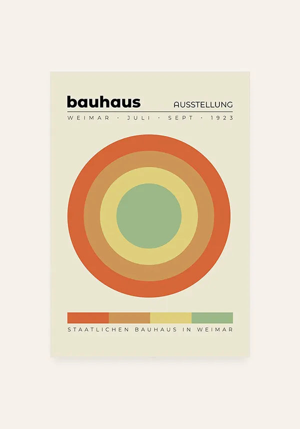 Quadro Bauhaus Colors
