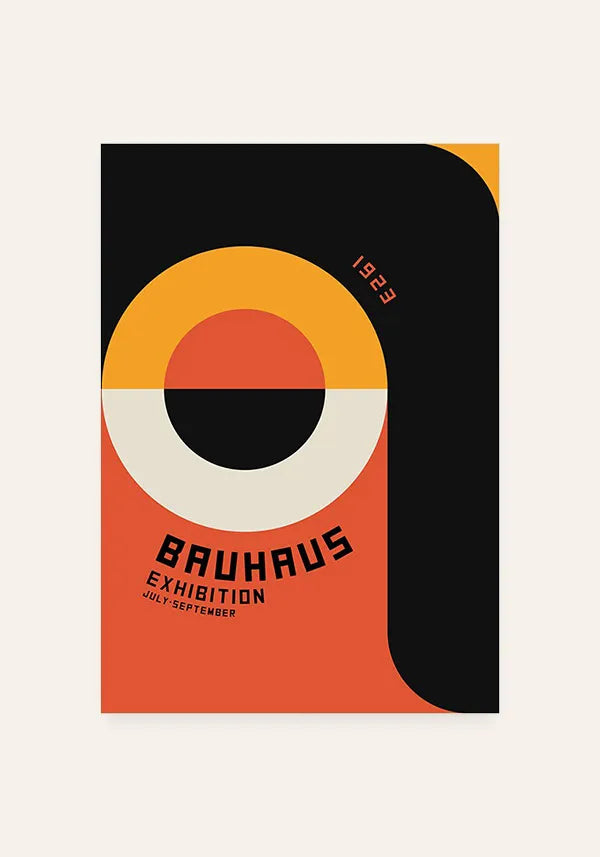 Quadro Bauhaus 1923 Exhibition Poster I