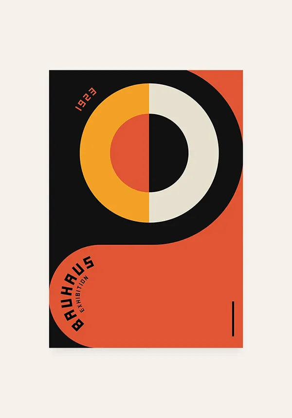 Quadro Bauhaus 1923 Exhibition Poster II