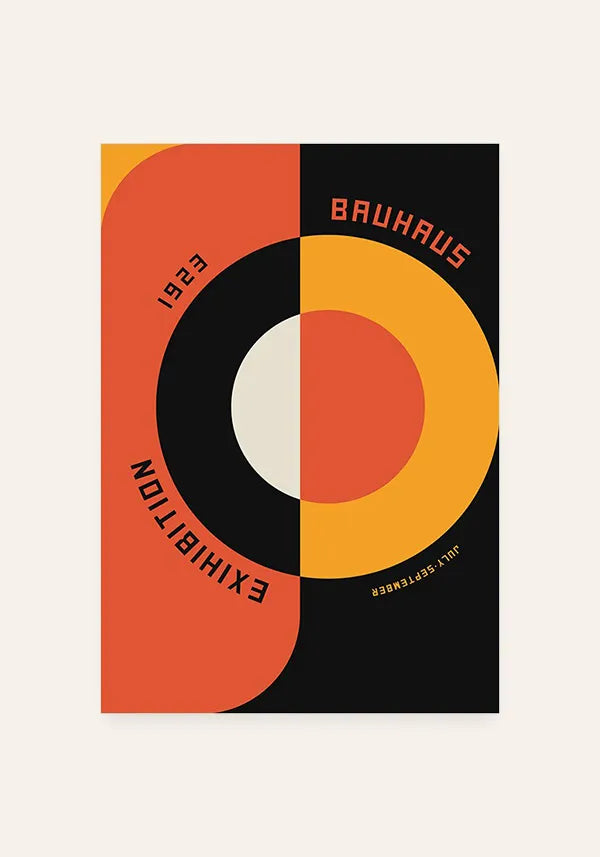 Quadro Bauhaus 1923 Exhibition Poster III