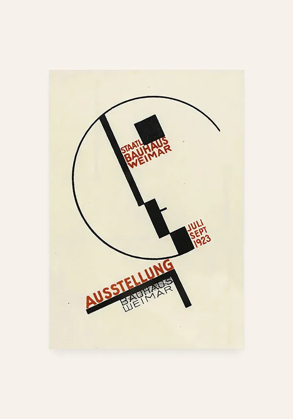 Quadro Bauhaus Ausstellung Weimar 1923 III