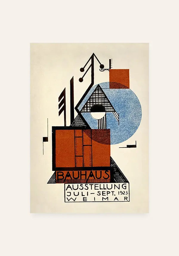 Quadro Bauhaus Ausstellung Weimar 1923 II