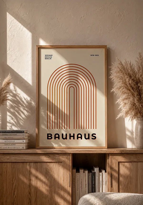 Quadro Bauhaus Linhas Minimalistas I