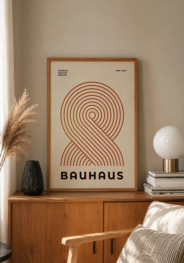 Quadro Bauhaus Linhas Minimalistas II
