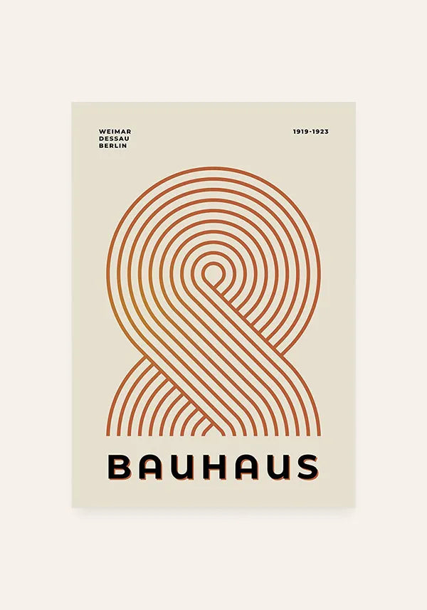 Quadro Bauhaus Linhas Minimalistas II
