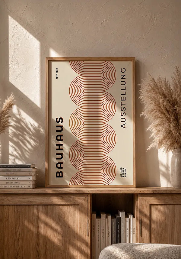 Quadro Bauhaus Linhas Minimalistas IV