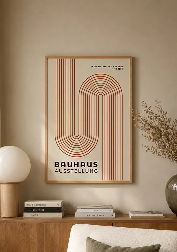 Quadro Bauhaus Linhas Minimalistas V