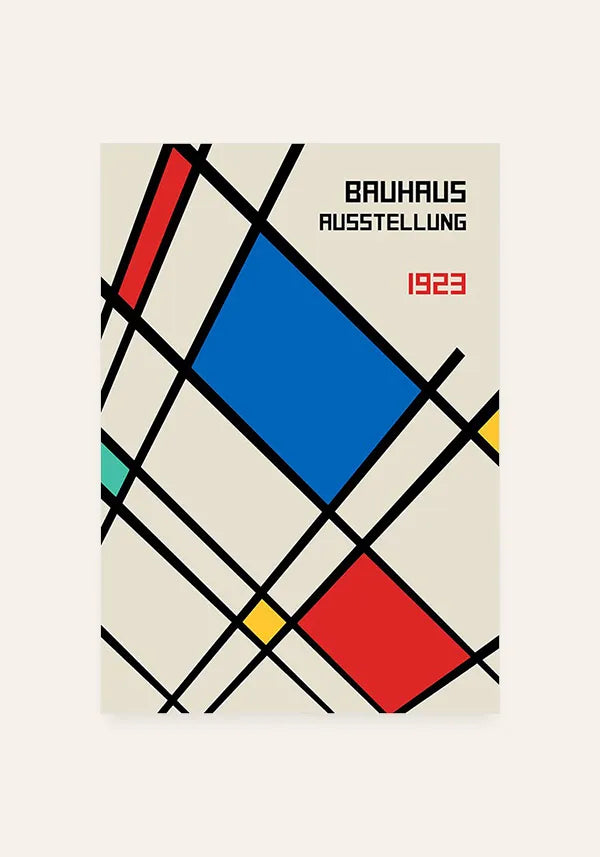 Quadro Bauhaus Inspired by Piet Mondrian I