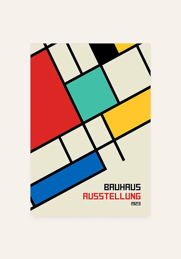 Quadro Bauhaus Inspired by Piet Mondrian II