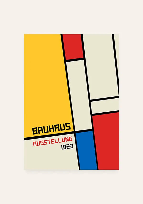 Quadro Bauhaus Inspired by Piet Mondrian IV