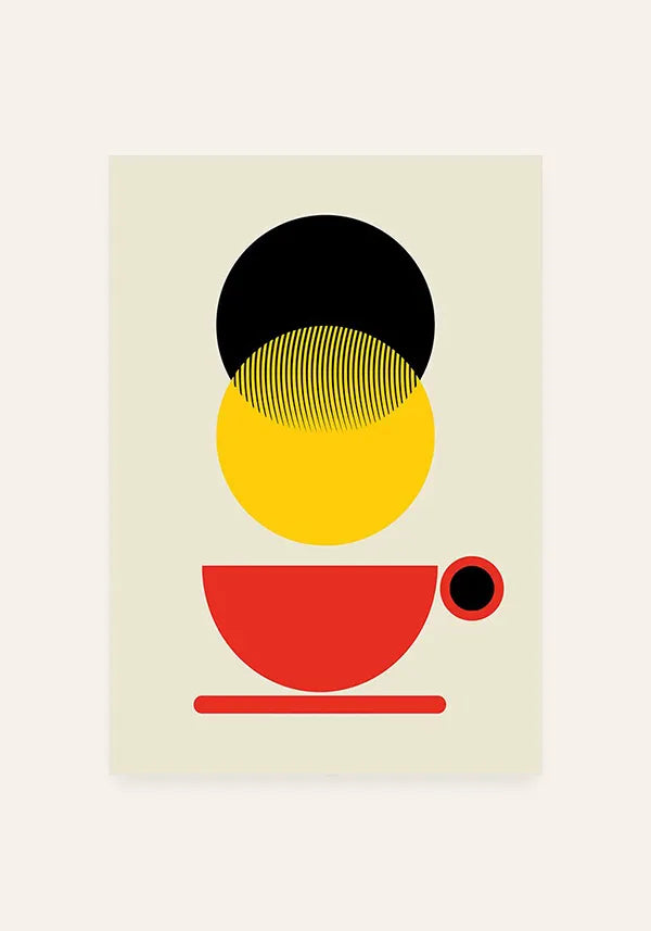 Quadro Bauhaus Coffee Cups I