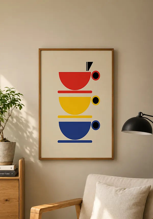 Quadro Bauhaus Coffee Cups II