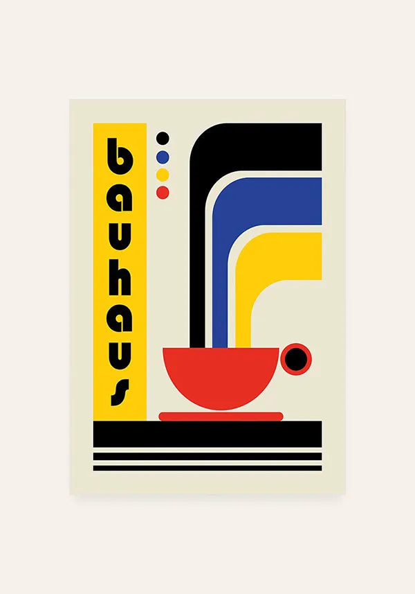 Quadro Bauhaus Coffee Cups III