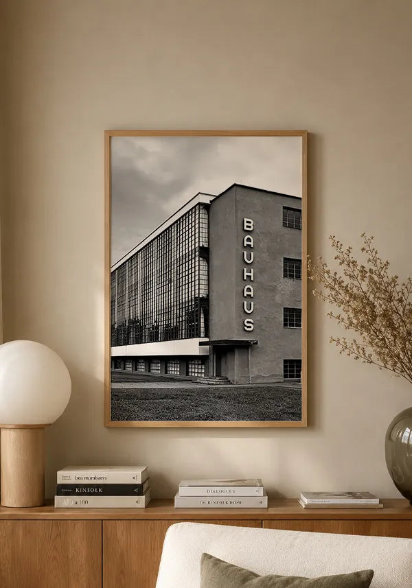 Quadro Bauhaus Fotografia Escola de Arte Preto e Branco