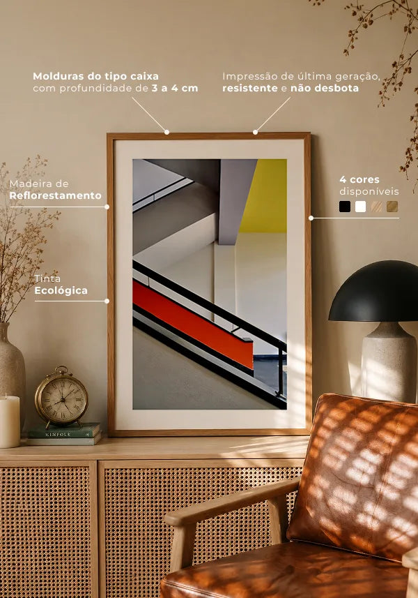 Quadro Bauhaus Museum no ambiente