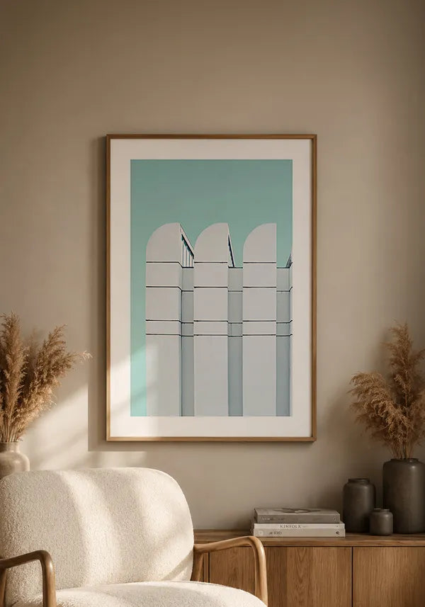 Quadro Bauhaus Museum com Borda