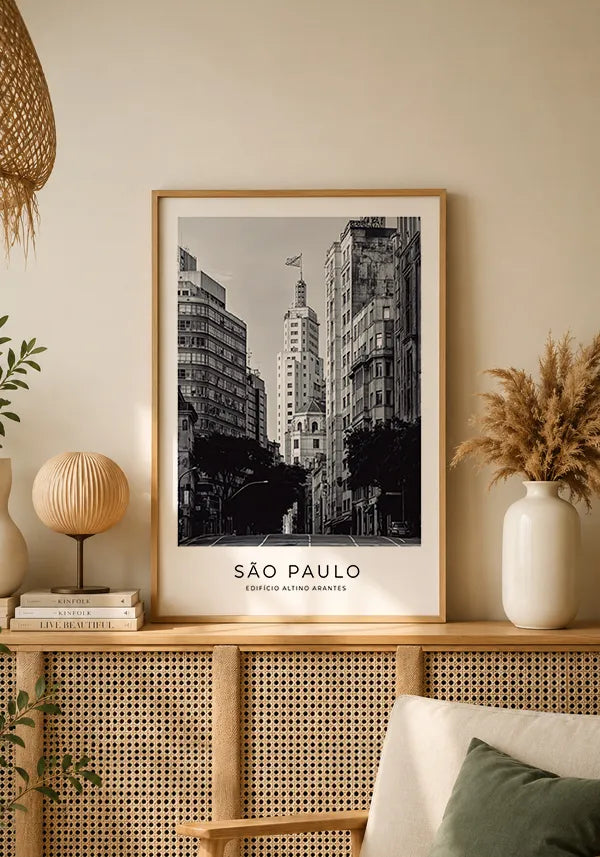 Quadro Edifício Altino Arantes Preto e Branco