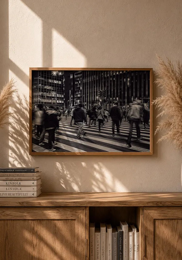 Quadro Avenida Paulista Pedestres Horizontal