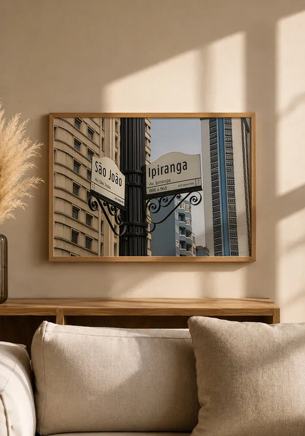 Quadro São Paulo Ipiranga com São João Horizontal