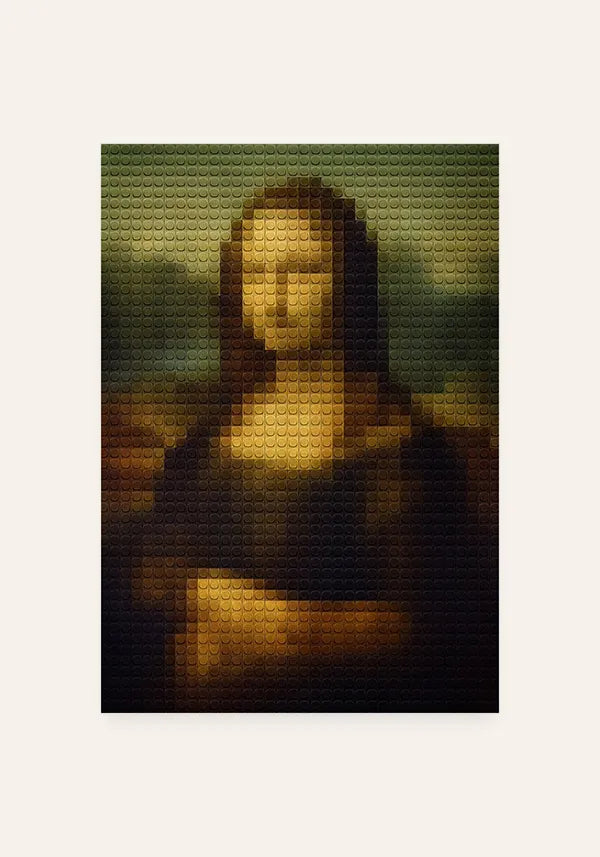 Quadro Monalisa Lego