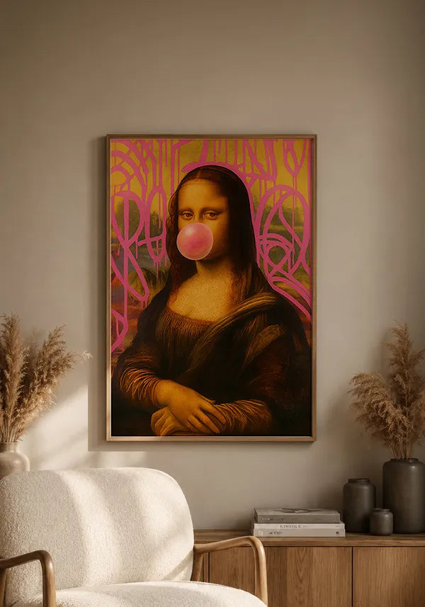 Quadro Monalisa Grafite