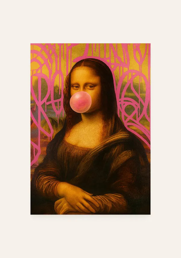 Quadro Monalisa Grafite