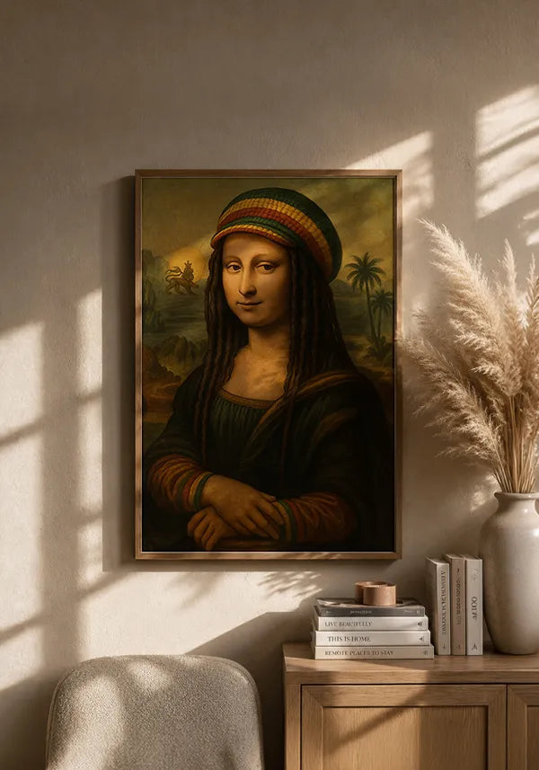Quadro Monalisa Rastafári