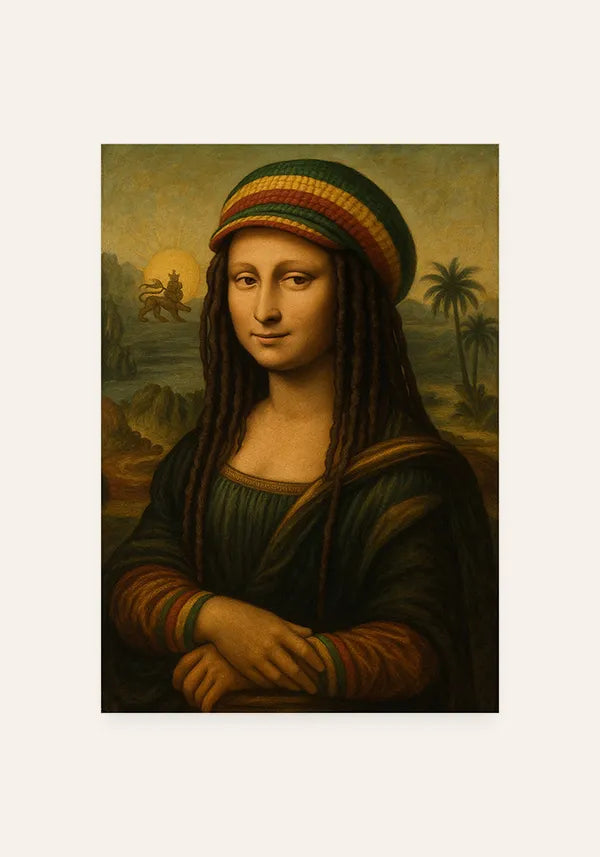 Quadro Monalisa Rastafári
