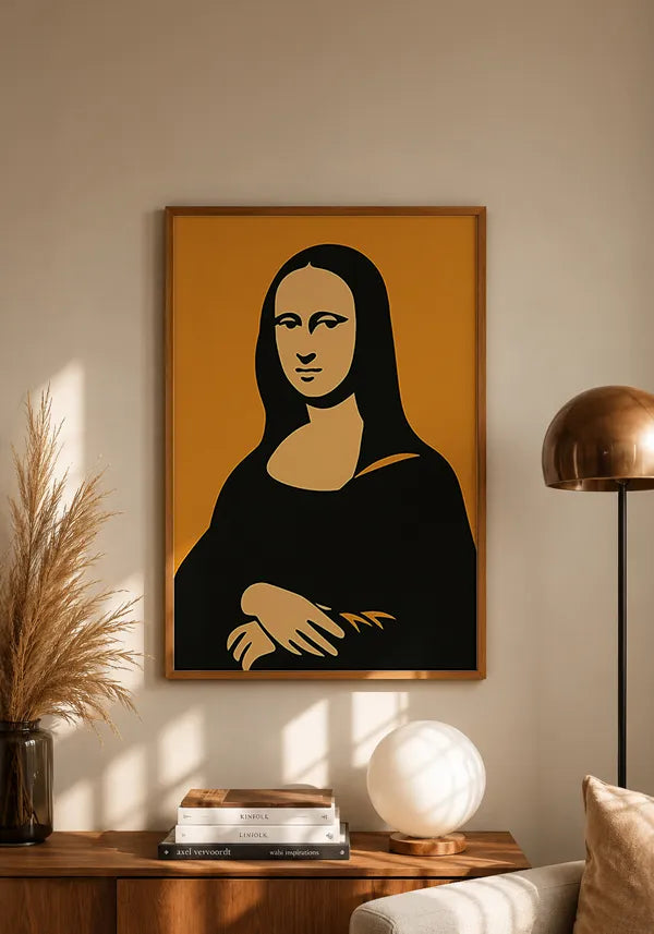 Quadro Monalisa no estilo Matisse I