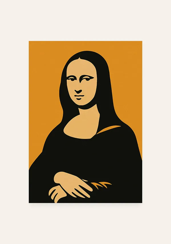 Quadro Monalisa no estilo Matisse I